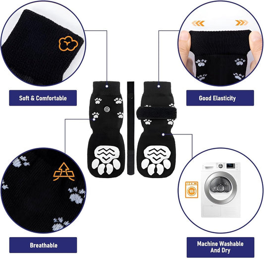 Dog Shoes - Suitable for Small and Large Dogs - Waterproof - Non-slip - Large