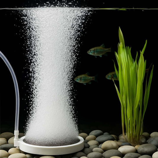 Aquarium Air Stones Oxygen Bubbler, 4 Inch Fish Tank Quiet Oxygen Aerator, Air Pump Accessories Airstones for Fish Tank and Hydroponics