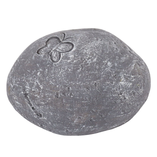 Pet Memorial Garden Stone DIY Butterfly Print Pet Cat Dog Grave Marker Resin Pet Memorial Gift Stone Grey