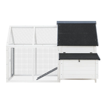 i.Pet Chicken Coop Rabbit Hutch 166cm x 120cm x 112cm Large Chicken Coop House Run Cage Wooden
