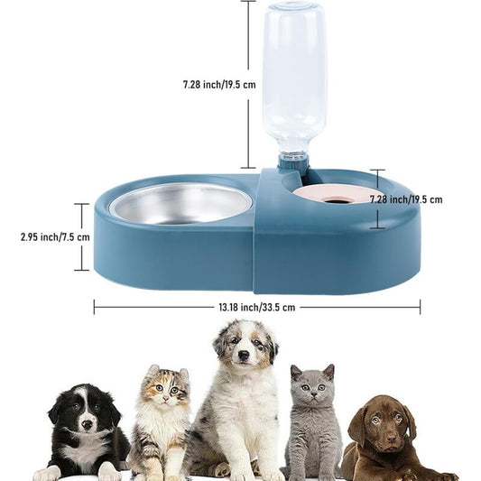 Automatic Water Bottle, Tilted & Raised