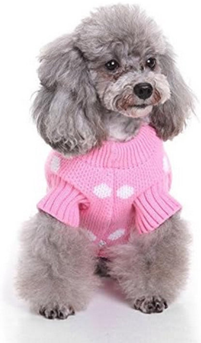 Dog Sweater - Pink - Size L