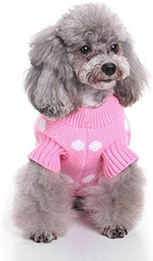 Dog Sweater - Pink - Size L