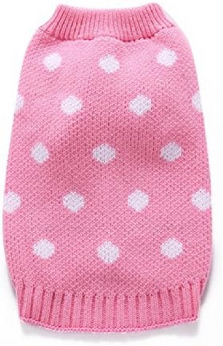 Dog Sweater - Pink - Size L