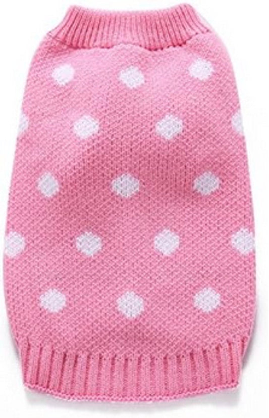 Dog Sweater - Pink - Size L