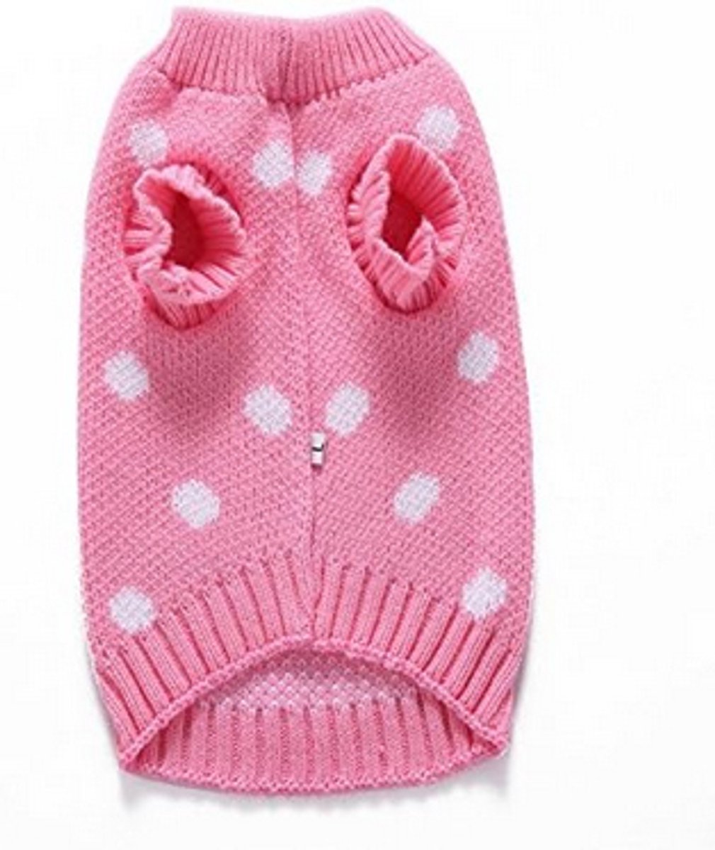 Dog Sweater - Pink - Size L