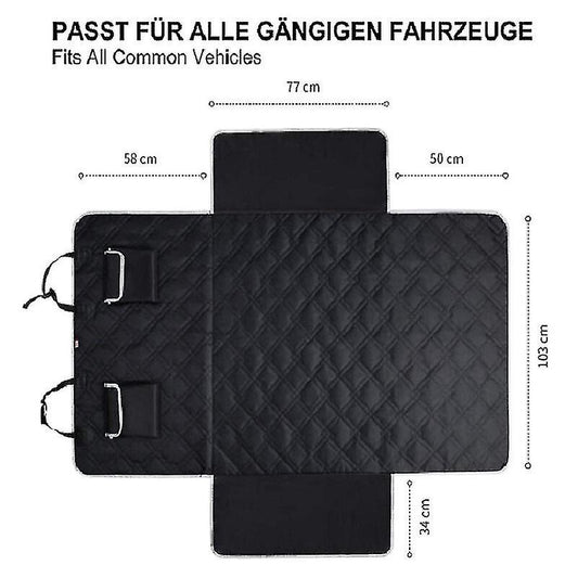 Dog Car Accessories - Dog Car Trunk Protector with Universal Side Protection - Extra Heavy Duty Dog Protection Mat, 185 x 103 cm Trunk Protector for All Cars