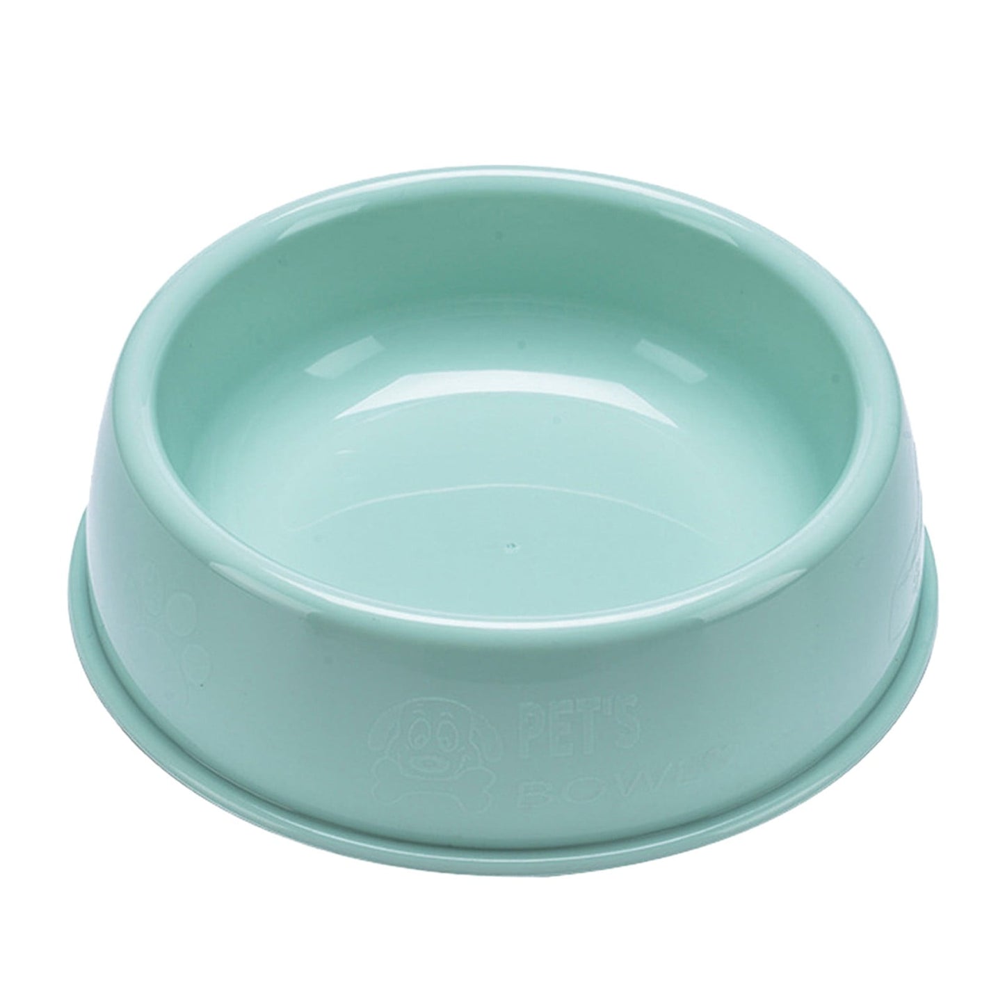 Plastic Dog Bowl,Non Slip Candy Color Plastic Pet Food Bowl,Shallow Cat Food Dish ,Reusable Pet Food And Water Bowl,Puppy Cat Animal Feeding Bowls ,Pet Food Container Storage Easy To Clean,Pink 8.27" x 2.28" x 7.09" Green