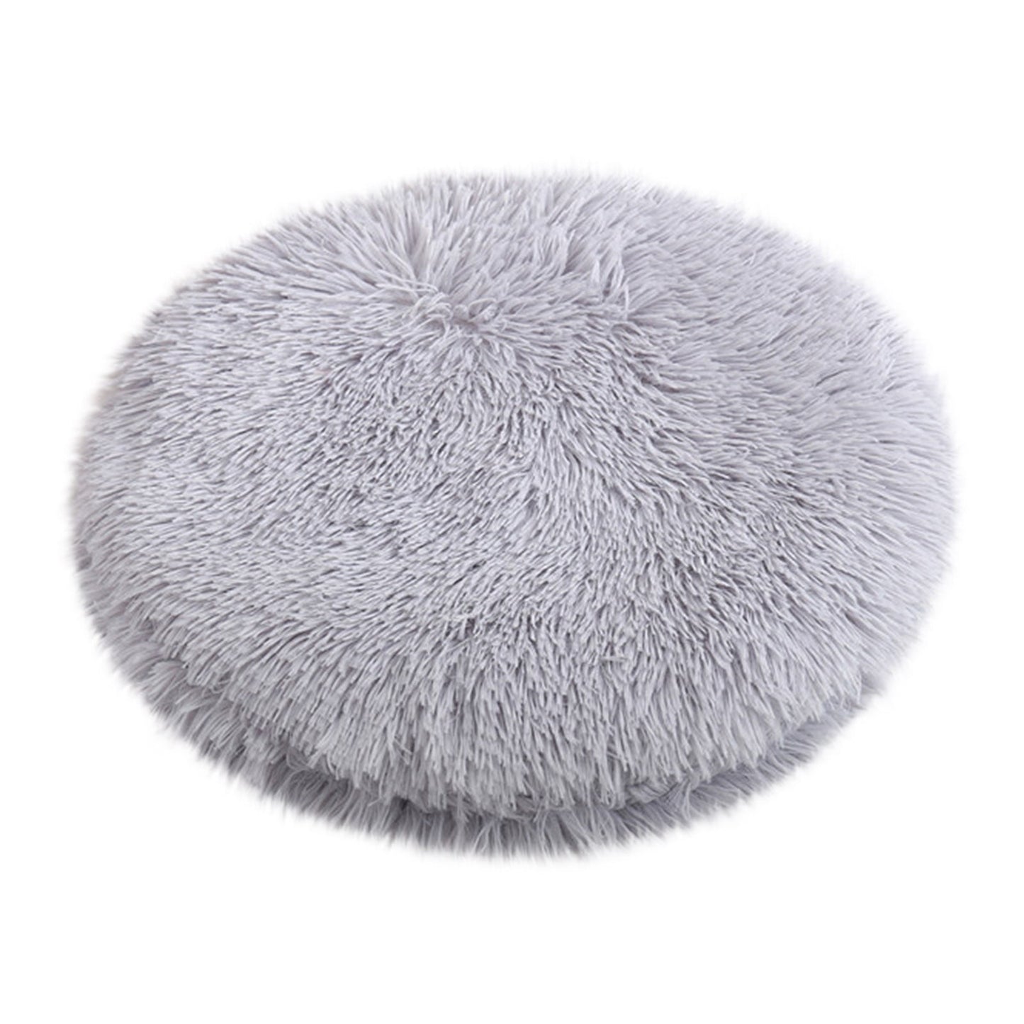 16 inch Plush Dog Bed Mat with Anti-Slip Waterproof Bottom - Gray