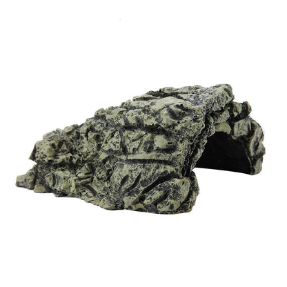 Fish Hiding Cave Aquarium Turtle Reptile Basking Hide Habitat Shelter for Aquarium Terrarium Decoration Ornament (Medium)