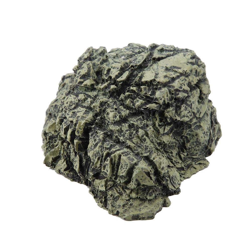 Fish Hiding Cave Aquarium Turtle Reptile Basking Hide Habitat Shelter for Aquarium Terrarium Decoration Ornament (Medium)