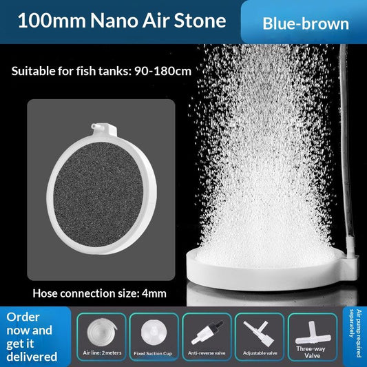 Aquarium Air Stones Oxygen Bubbler, 4 Inch Fish Tank Quiet Oxygen Aerator, Air Pump Accessories Airstones for Fish Tank and Hydroponics