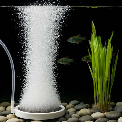 Aquarium Air Stones Oxygen Bubbler, 4 Inch Fish Tank Quiet Oxygen Aerator, Air Pump Accessories Airstones for Fish Tank and Hydroponics