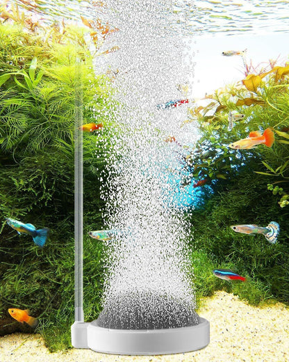 Aquarium Air Stones Oxygen Bubbler, 4 Inch Fish Tank Quiet Oxygen Aerator, Air Pump Accessories Airstones for Fish Tank and Hydroponics