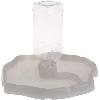 Reptile Bowl, Automatic Water Dispenser for Reptile Turtle Feeding Food Bowl Pet Bowl, LS