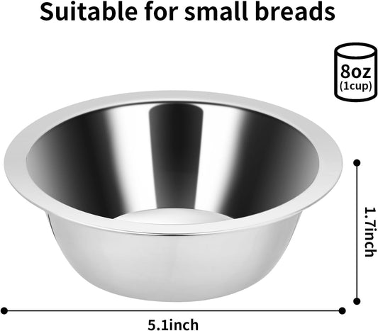 2PCS Kennel Water Bowl Hanging,Stainless Steel
