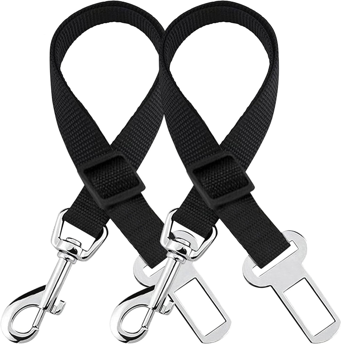 Dog Seat Belt for Car, Adjustable Nylon Pet Seatbelt, Supports All Cars, Dog Car Leash Seat Belt, Seatbelt for Dogs, Cats & Ferrets Travel Harness