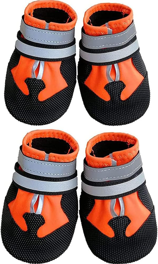 Dog Shoes for Small Dogs - Small - Orange