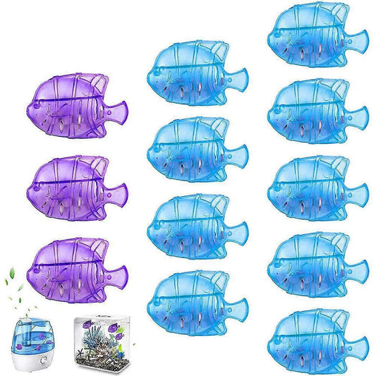 12pcs Humidifier Tank Cleaning Fish, Cleaner for Warm & Cool Mist Humidifiers