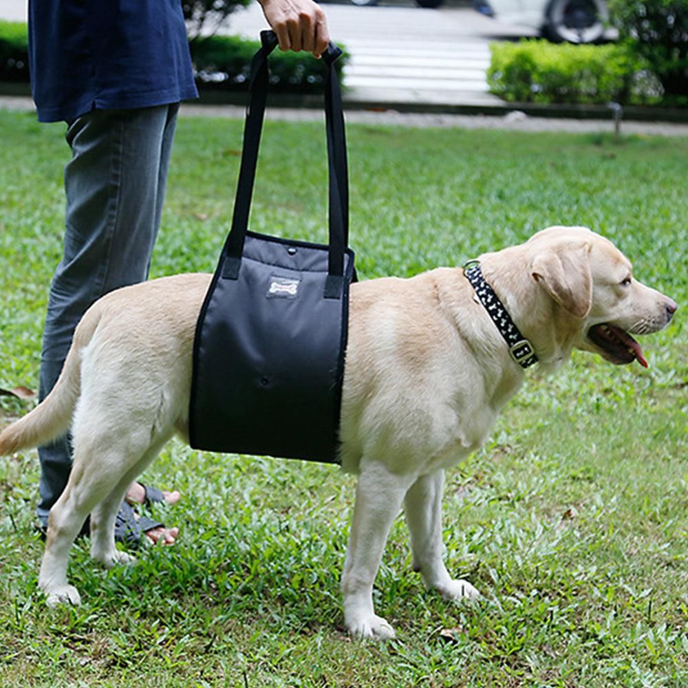 Pet Dog Support Harness Walking Vest Dog Sling Support Sling Gray - L