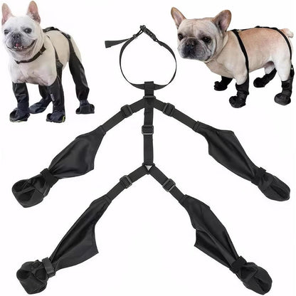 Waterproof Pet Boots Dog Rain Shoes for Outdoor Use - L