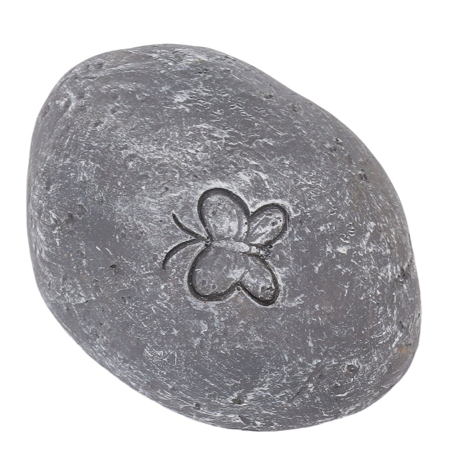 Pet Memorial Garden Stone DIY Butterfly Print Pet Cat Dog Grave Marker Resin Pet Memorial Gift Stone Grey