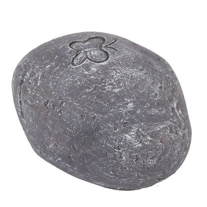 Pet Memorial Garden Stone DIY Butterfly Print Pet Cat Dog Grave Marker Resin Pet Memorial Gift Stone Grey