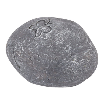 Pet Memorial Garden Stone DIY Butterfly Print Pet Cat Dog Grave Marker Resin Pet Memorial Gift Stone Grey