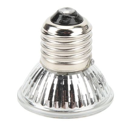 UVB Reptile Heat Lamp Bulbs Full Spectrum Energy Saving Sunbathe Heat Lamp for Amphibians 220‑240V Warm Light 25W