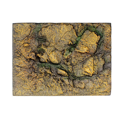 Pet Reptile Tank Board 3D Foam Backgrounds and Habitat Decoration 9 Styles - E