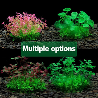 Artificial Water Grass Fish Tank Decoration Aquarium Landscape Simulation Plants - 01-3PCS