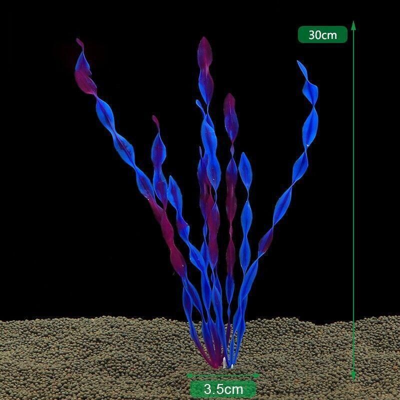 10PCS Artificial Plants Fish Tank Aquarium Aquatic Plants Simulated Water Grass