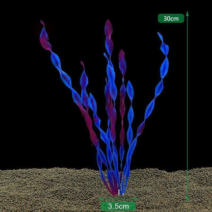 10PCS Artificial Plants Fish Tank Aquarium Aquatic Plants Simulated Water Grass