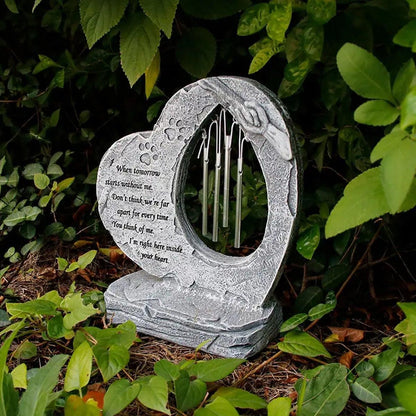 Wind Chime Pet Memorial Headstone Outdoor Garden Decoration for Remembrance