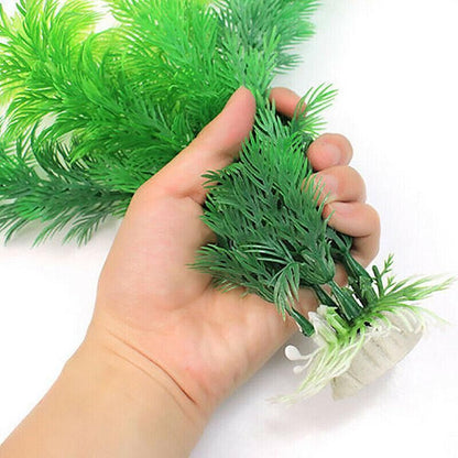 30cm Artificial Aquarium Plant Plastic Water Grass Decoration for Fish Tank