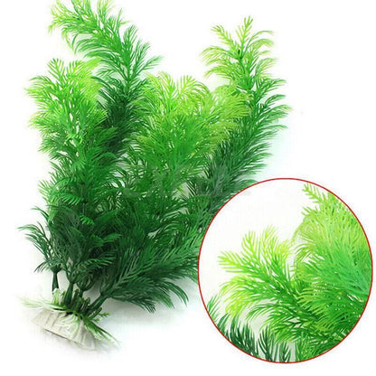 30cm Artificial Aquarium Plant Plastic Water Grass Decoration for Fish Tank