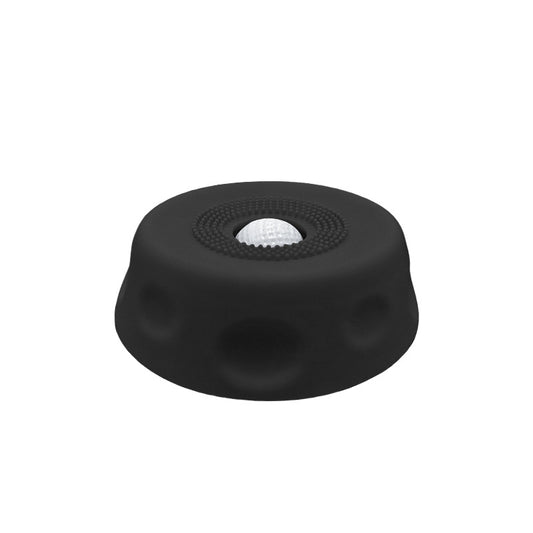 Black Silicone Dog Liquid Lick Bowl with Floating Fun Ball - Interactive Slow Feeder & Anti-Slip